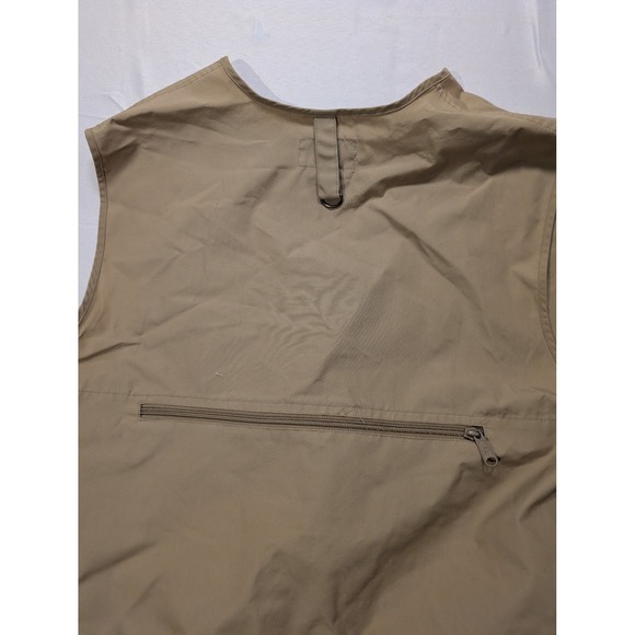 Orvis Kids Large Safari Vest Tan Khaki Multi-Pocket Utility Summer - Picture 8 of 9